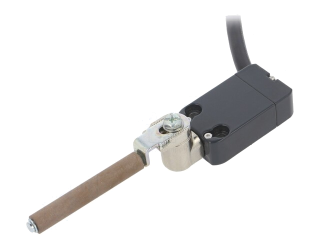 Eindschakelaar; porseleinen wals Ø9x56,5mm R 75,3-82,3mm; 10A Eindschakelaar; porseleinen wals Ø9x56,5mm R 75,3-82,3mm; 10A